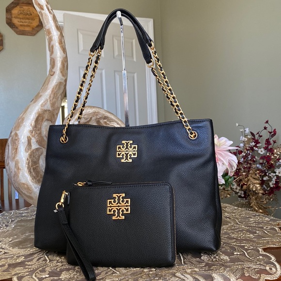 Tory Burch bag set (LG tote & LG wristlet) - Picture 3 of 13